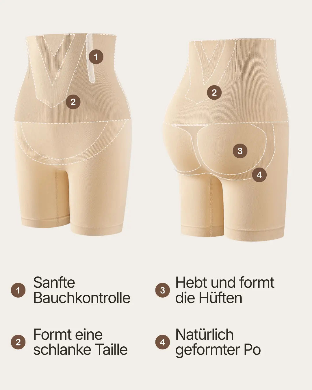 Shaping Bauchweg Shorts